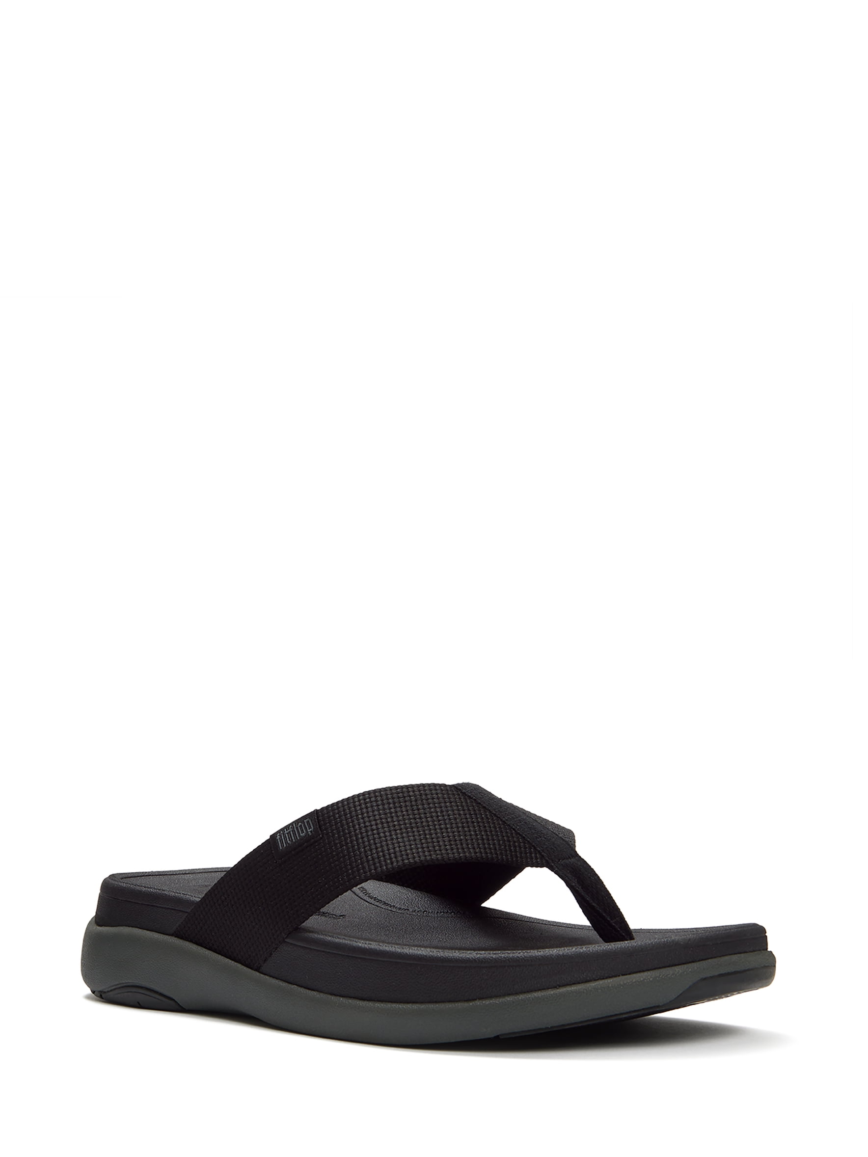 Fitflop Men's F-Mode Go Textured-Webbing Toe-Post Sandals