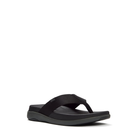 Fitflop Men's F-Mode Go Textured-Webbing Toe-Post Sandals