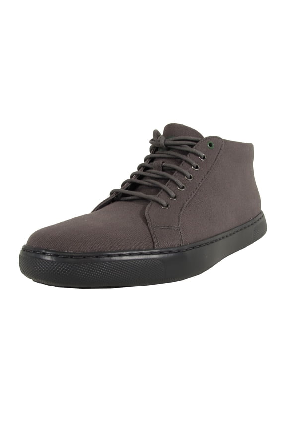 Mens Andor High Top Canvas Sneaker Shoes, Charcoal, US 8