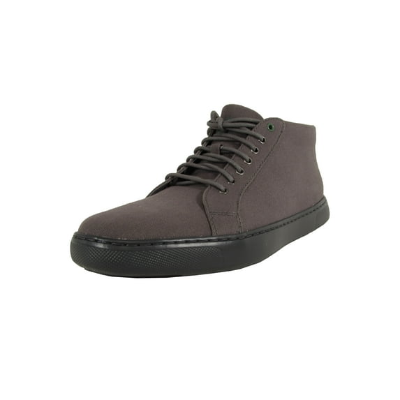 Fitflop Mens Andor High Top Canvas Sneaker Shoes, Charcoal, US 8