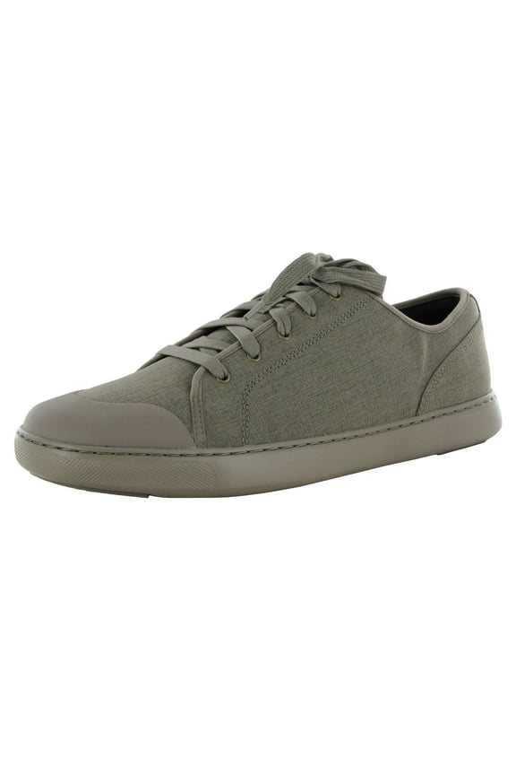 Mens Christophe Soft Canvas Toe Cap Sneaker Shoes, Timberwolf, US 11