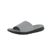Fitflop Mens Lido II Slide Neoprene Pool Sandal Shoes, Light Grey, US 11