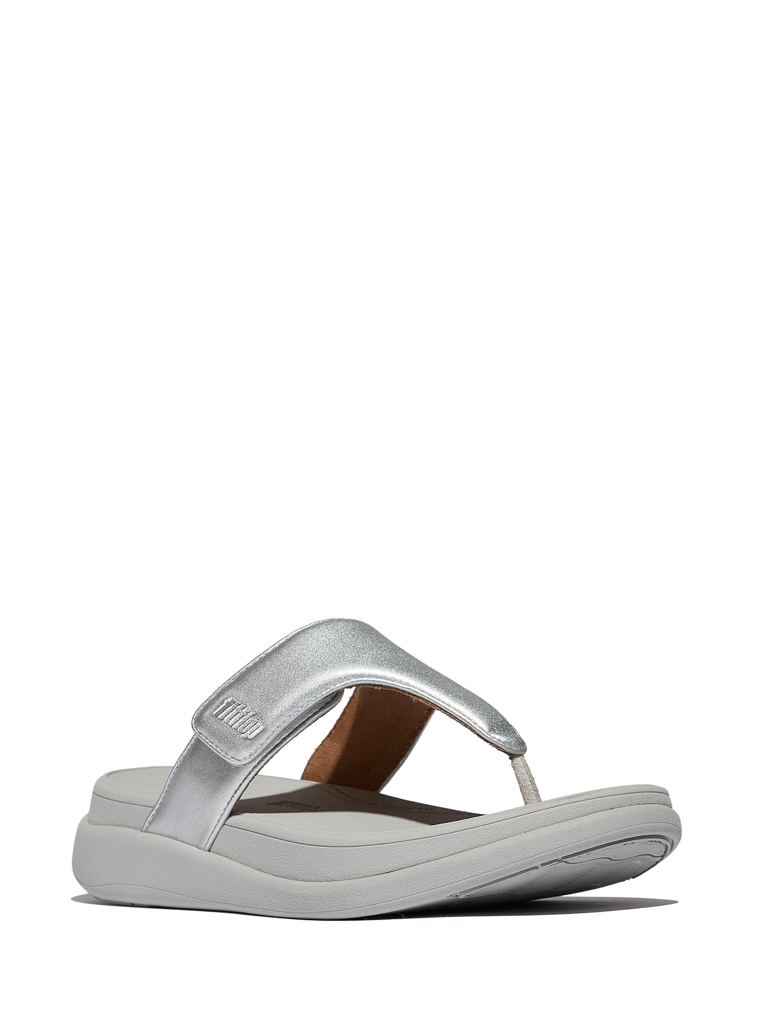 Fitflop Women's F-Mode Go Adjustable Flatform Toe-Post Sandals