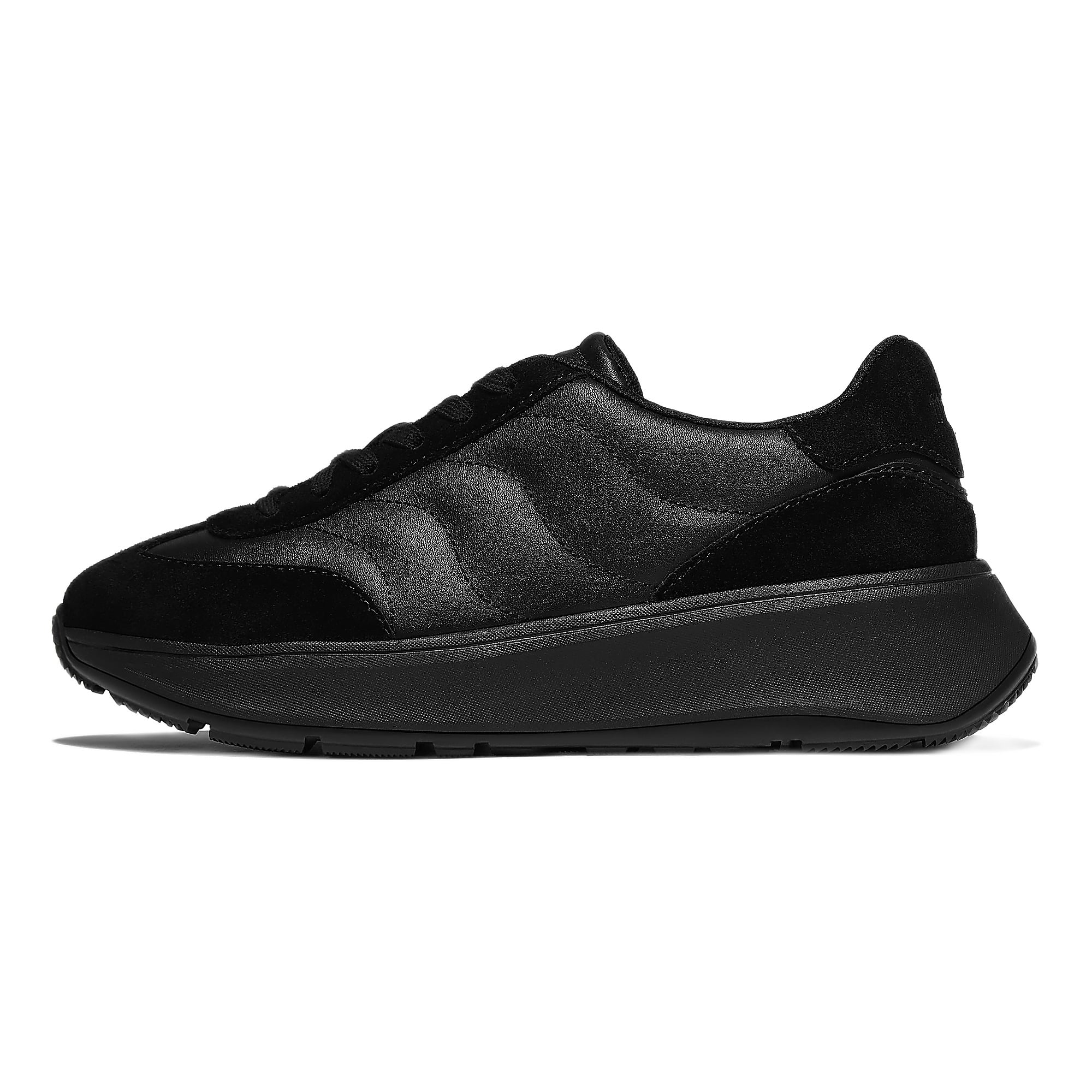 Fitflop Women's F-Mode T-Toe Wave Trainer Lace-up Sneakers