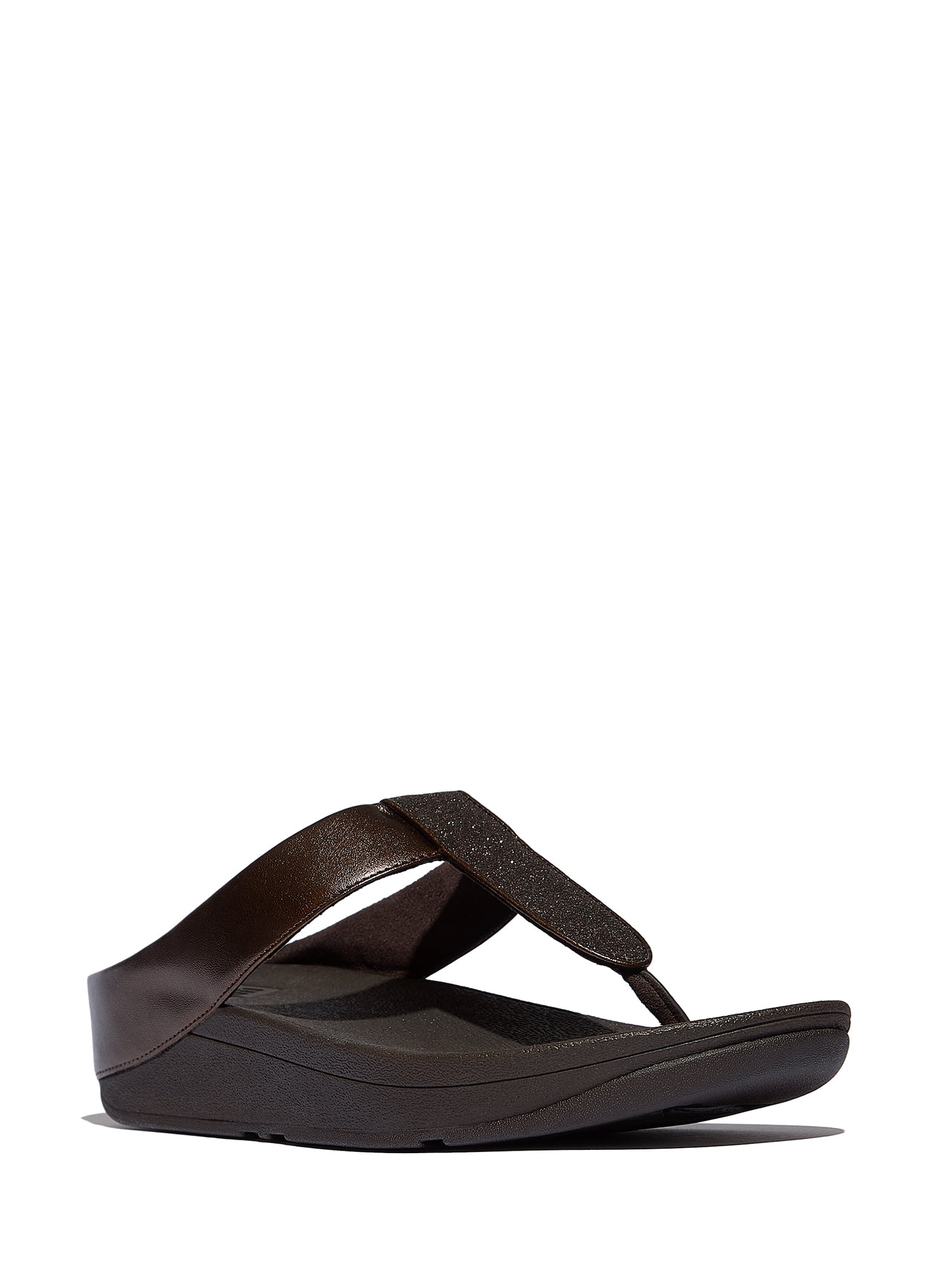 Fitflop Women's Fino Glitterdust Metallic Toe-Post Sandals