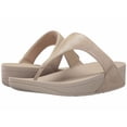 thumbnail image 1 of Fitflop Womens Shimmy Suede Slip On Slide Sandals Gold 10 Medium (B,M), 1 of 4