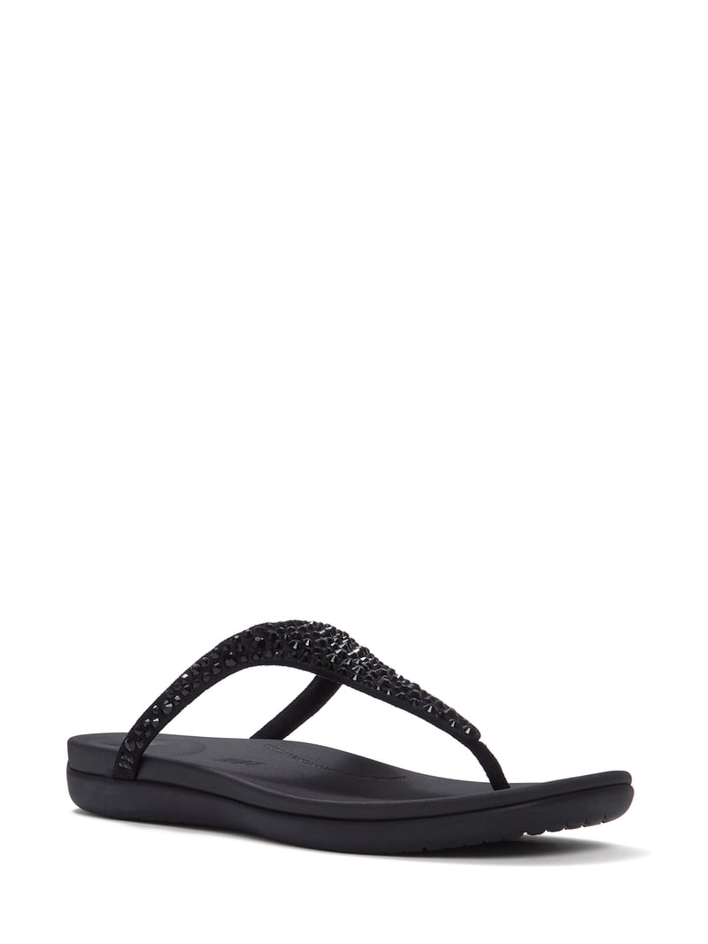 Fitflop Women's Solay Mixed-Crystal Toe-Post Sandals - Walmart.com