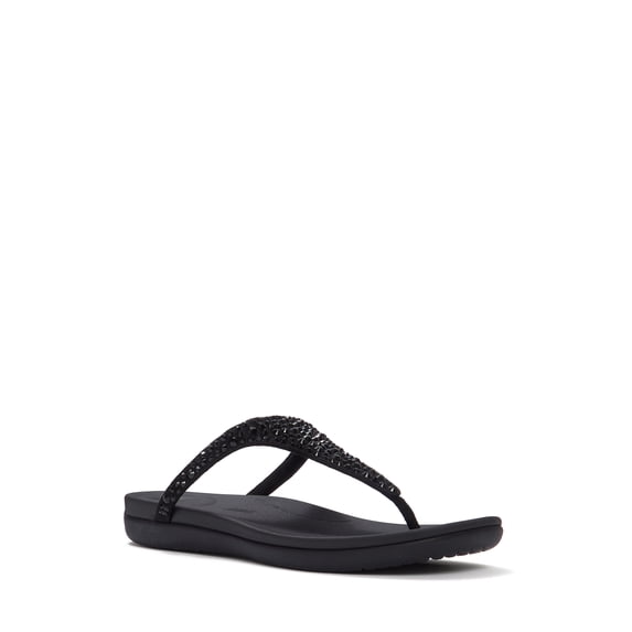 Fitflop Women's Solay Mixed-Crystal Toe-Post Sandals