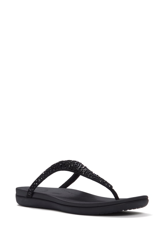 Women's Solay Mixed-Crystal Toe-Post Sandals