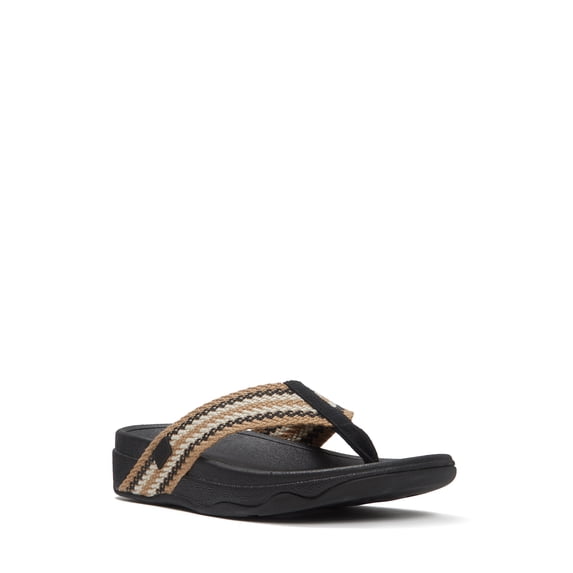 Fitflop Women's Surfa Stripe-Webbing Toe-Post Sandals