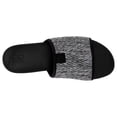 thumbnail image 1 of Fitflop Womens Artknit Slide Knit Pool Sandal Shoes, Black Mix, US 5, 1 of 10