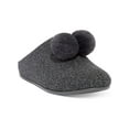 thumbnail image 1 of Fitflop Womens Chrissie Pom Pom Polyester Slip On Slide Slippers, 1 of 5