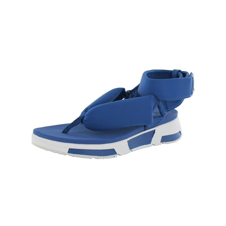 Fitflop Womens Elsa Padded Back Strap Toe Thong Sandals Galaxy Blue US 6
