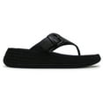 thumbnail image 1 of Fitflop Womens F Mode Adjustable Flatform Toe Post Leather Sandals, 1 of 4