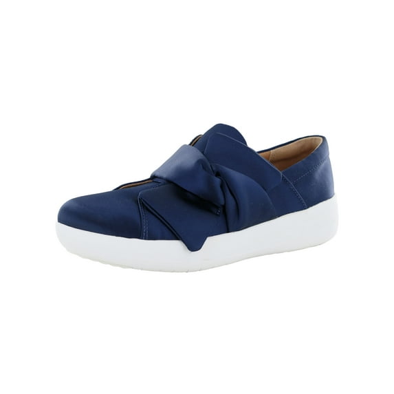 Fitflop Womens F-Sporty II Bowy Satin Sneaker Shoes, Midnight Navy, US 5