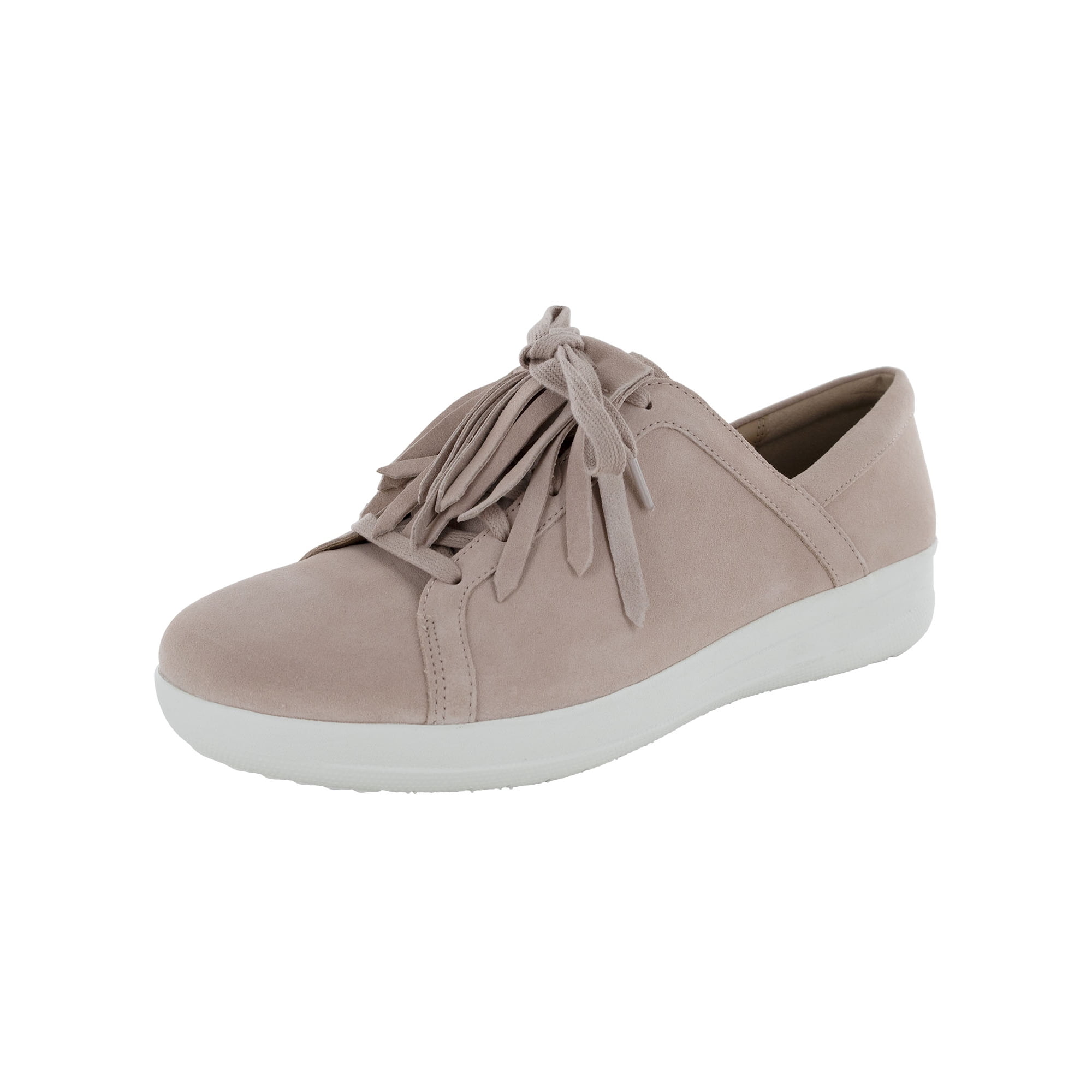 Fitflop Womens F-Sporty Lace Up Fringe Suede Sneakers, Dusky Pink, US - Walmart.com