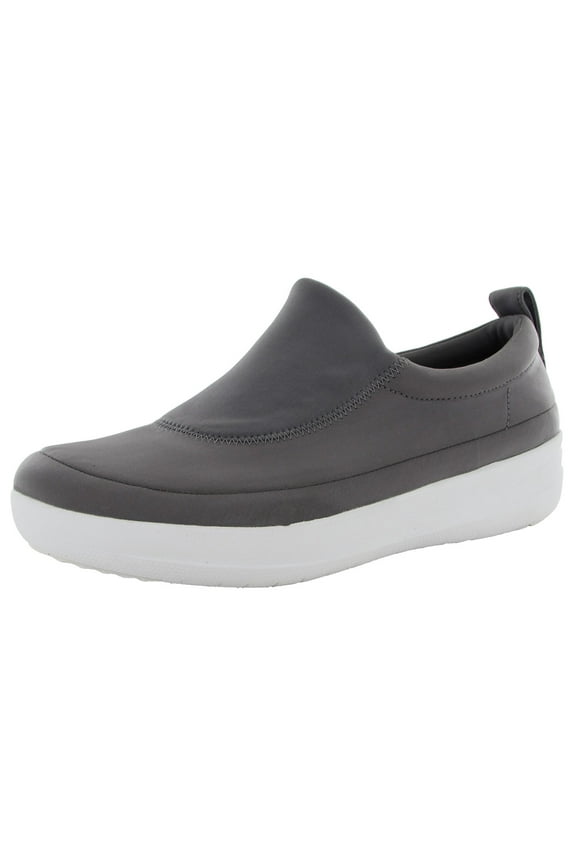 Womens Freeflex Neoprene Slip On Skate Shoes, Charcoal, US 5