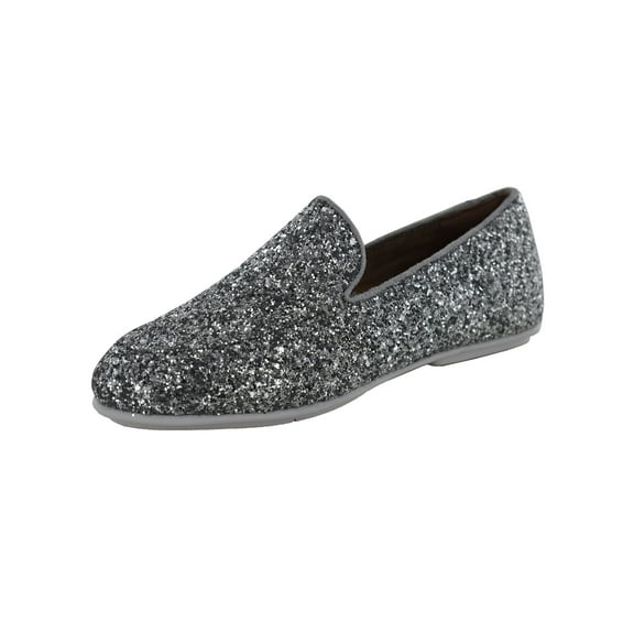 Fitflop Womens Lena Glitter Loafer Shoes, Silver, US 5