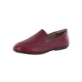 thumbnail image 1 of Fitflop Womens Lena Leather Slip On Loafer Shoes, Maroon, US 5, 1 of 3