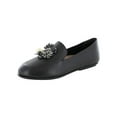 thumbnail image 1 of Fitflop Womens Lena Under The Sea Leather Loafer Shoes, Black, US 6, 1 of 3