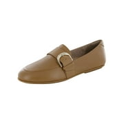 Fitflop Womens Lisbet D-Buckle Leather Loafer Shoes, Light Tan, US 11
