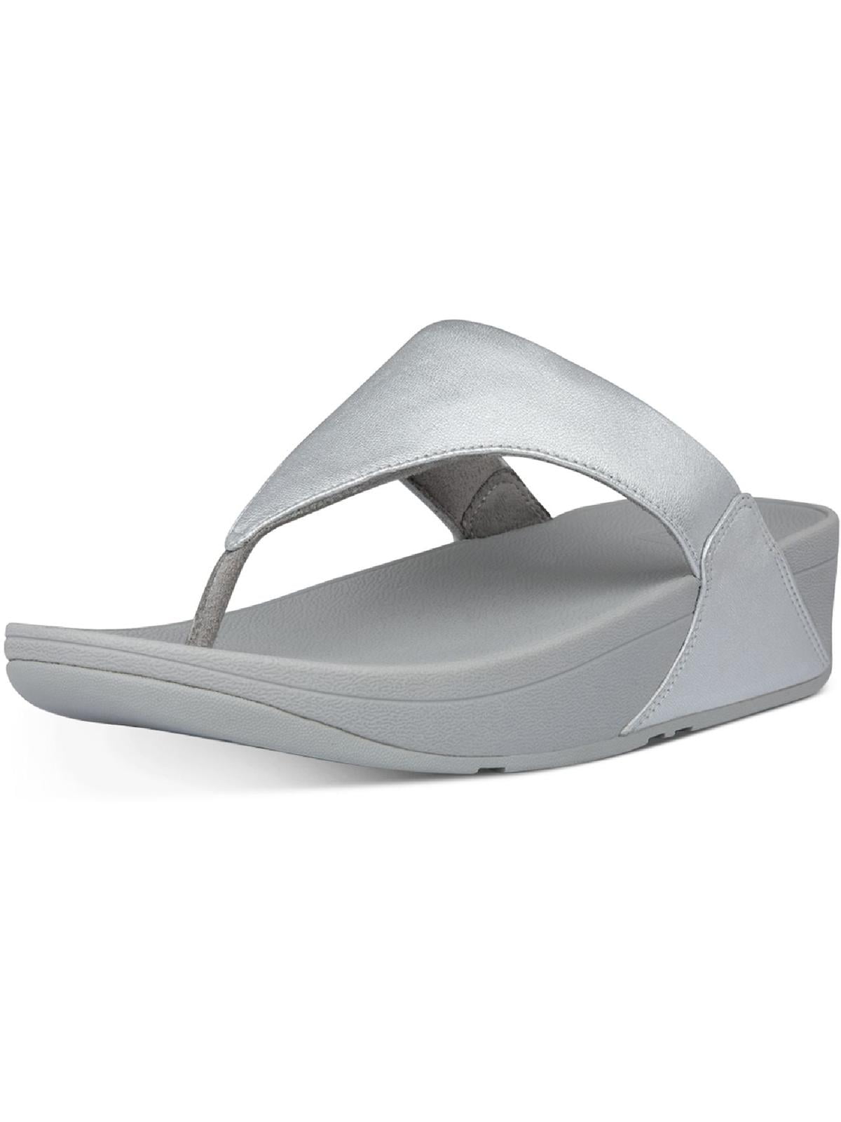Fitflop Womens Lulu Leather Slip On Thong Sandals Walmart