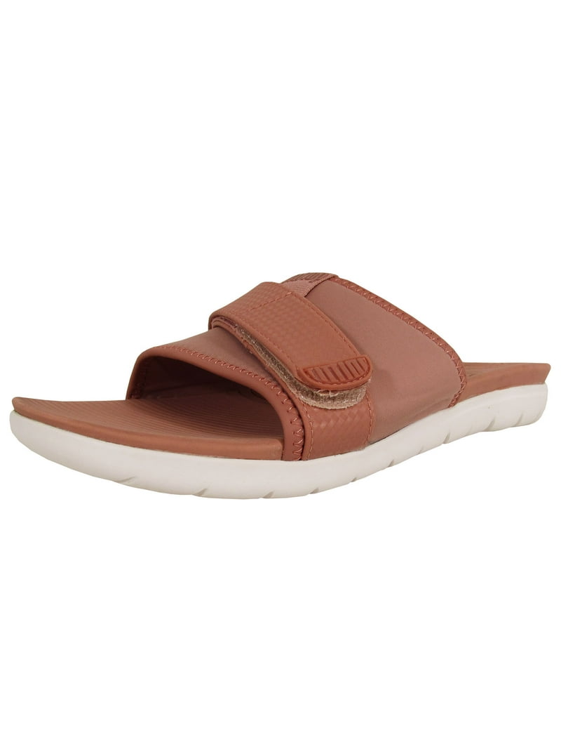 Fitflop Womens Neoflex Neoprene Slide Sandal Shoes, Dusky Pink Mix