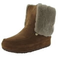 thumbnail image 1 of Fitflop Womens Supercuff Mukluk Ankle Boot Shoes, Chestnut, US 10, 1 of 3