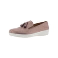thumbnail image 1 of Fitflop Womens Tassel Superskate Suede Shimmer Loafers, 1 of 2