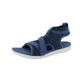 thumbnail image 1 of Fitflop Womens Uberknit Back Strap Sandal Shoes, Indian Blue/Powder Blue, US 5, 1 of 3
