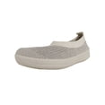 thumbnail image 1 of Fitflop Womens Uberknit Slip On Ballerina Flats, Silver/Urban White, US 11, 1 of 3