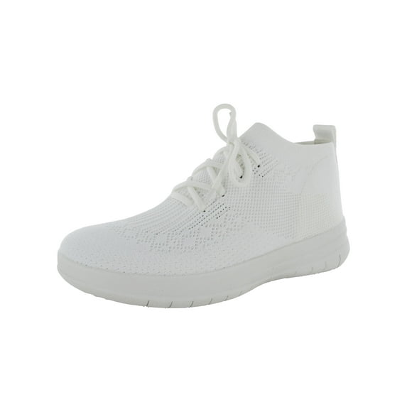 Fitflop Womens Uberknit Slip On High Top Sneaker, Urban White, US 5