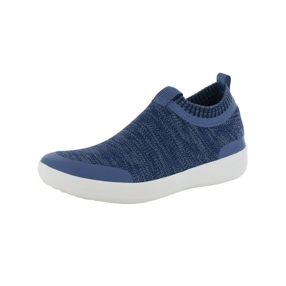Fitflop Womens Uberknit Slip On Sneaker Shoes, Indian Blue/Powder Blue, US 8.5