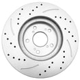 thumbnail image 1 of Fithood 1 Set /2 BD125674 31275 Streaking Front Brake Disc Silver, 1 of 5