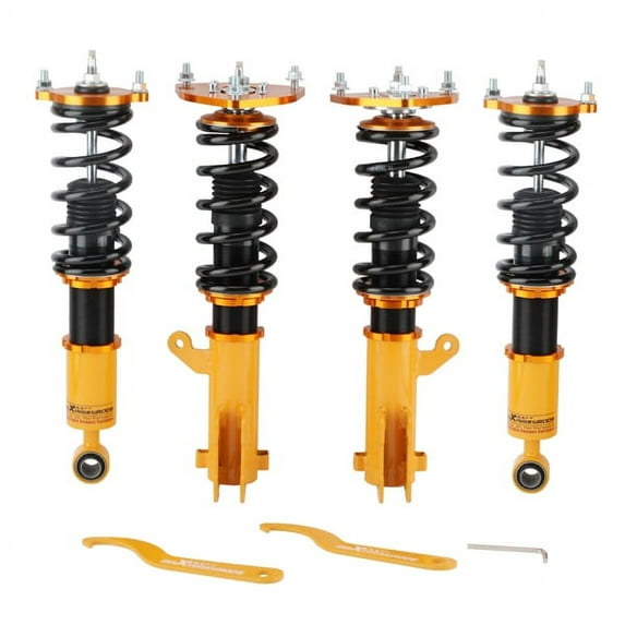 Fithood 24 Ways Adjustable Damper Coilover Kit For Mitsubishi Eclipse 2000-2005 D53A/D52A Shock Struts