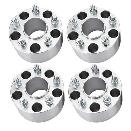 Fithood 4PCS 5x5.5 To 6x5.5 | 5 To 6 Lug | 2" Thick Wheel Spacers Adapters For Ram 1500