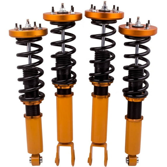 Fithood 4pcs Air Spring to Coil Spring Conversion Kit Shock For Jaguar XJ8 2003-2009 Coilovers