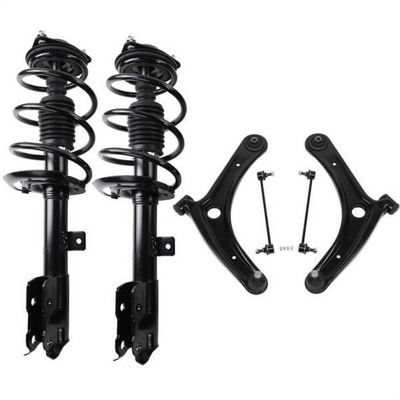 Fithood 6pcs Front Struts Lower Control Arm Kit for 2007 2008-2017 Jeepf Compass Patriot