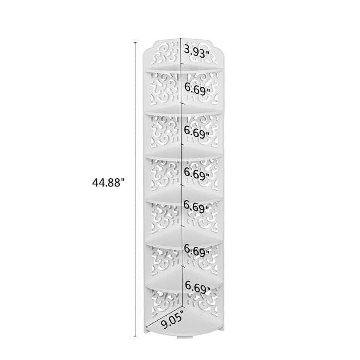 Fithood 7Tier Modular CutOut QuarterCircle WoodPlastic Composite