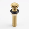 thumbnail image 1 of Fithood Bathroom Sink Drain Vanity Sink Drain with Strainer Basket Brushed Gold, 1 of 5