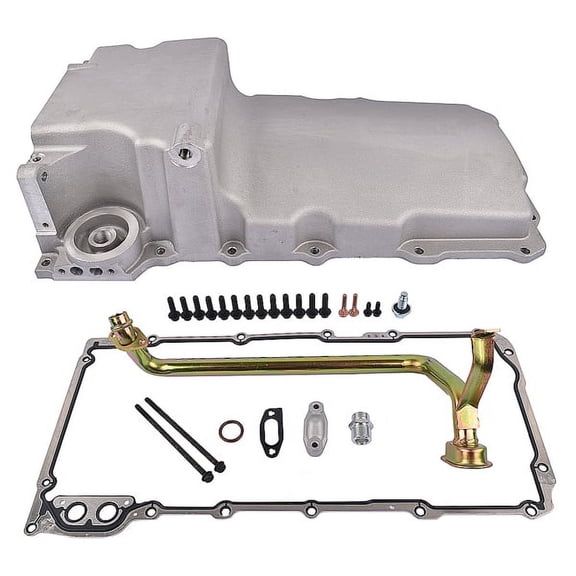Fithood Conversion Swap Oil Pan Low Profile Retrofit Kit Satin LS1 LS2 LS3 LS6 5.3 6.0
