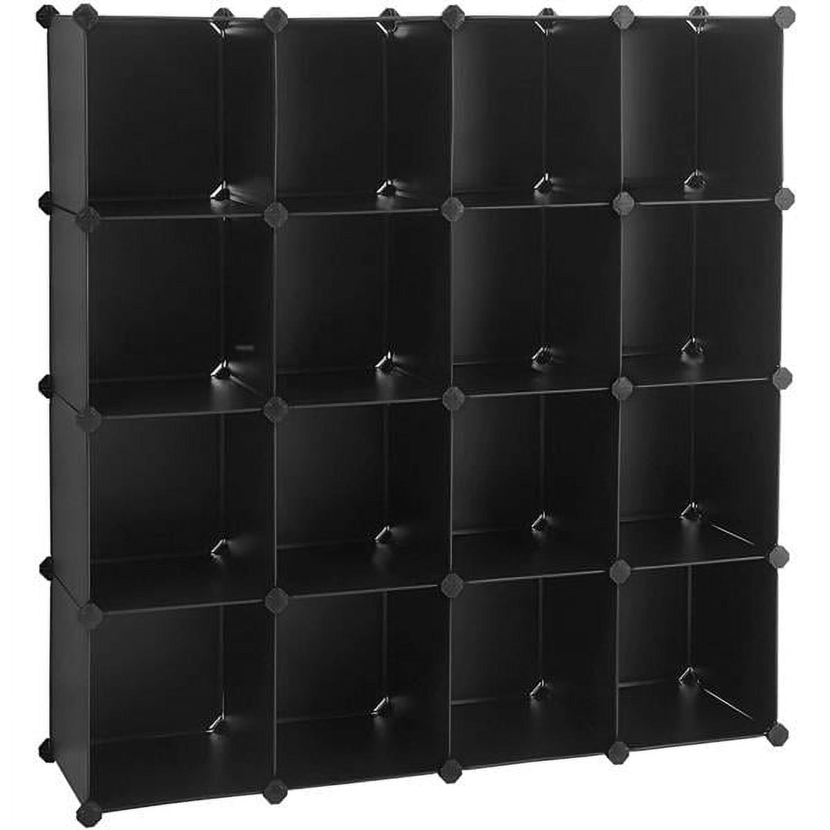 Fithood Cube Storage 16Cube Book Shelf Storage Shelves Closet