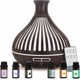 thumbnail image 1 of Fithood Diffusers for Essential Oil Large Room with Remote Control & Timer, 14 Light Auto-Off Aroma 360 Diffuser, 1 of 5