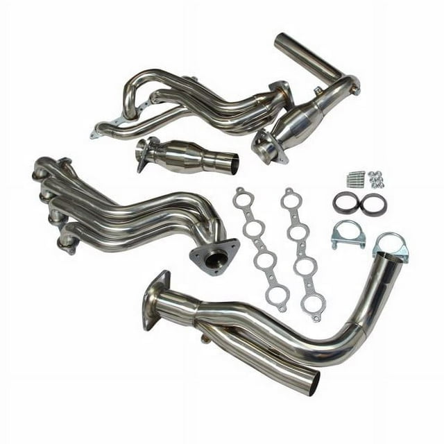 Fithood Exhaust Header For 19992005 GMC/CHEVY GMT800 V8 ENGINE TRUCK
