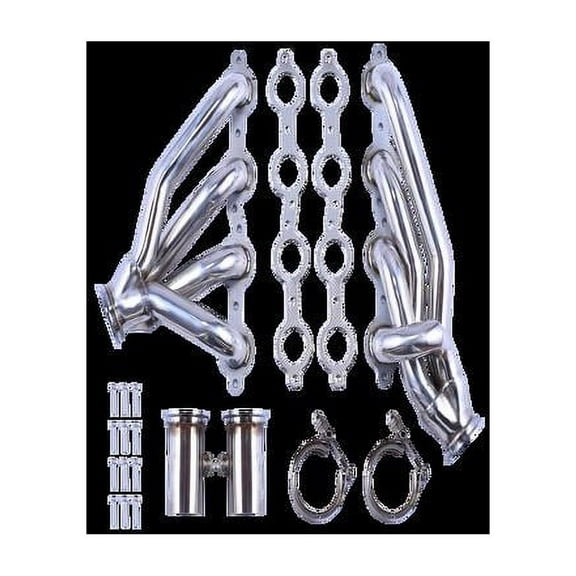 Fithood Exhaust Header for LS Swap S10 LS1 LS2 LS3 LS6 Bel Air Camaro Nova MT001053