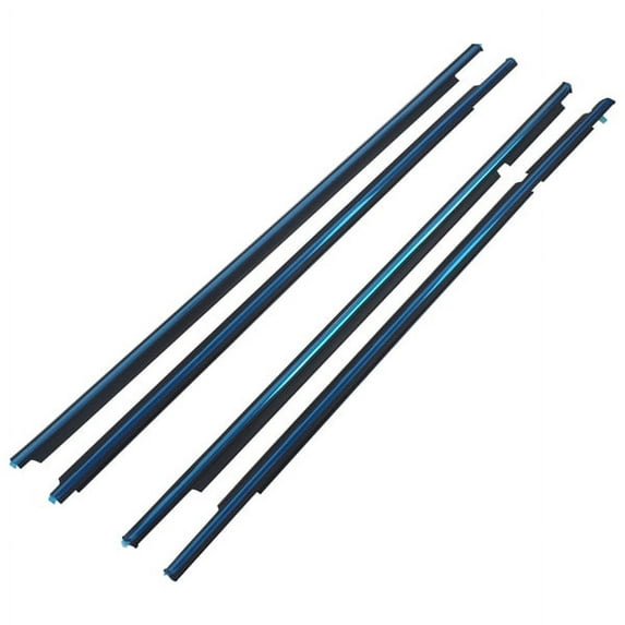 Fithood Front Rear Door Belt Moulding Set for TOYOTAf Land Cruiser LEXUSf GX470 2003-2009 75711-60080 75712-60080