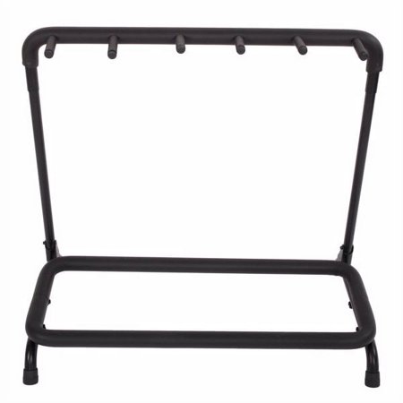Fithood Glarry 5-Slot Guitar Holder Rack Stand Black