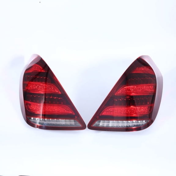Fithood Maybach AMG Plug & Play LED Tail Light Set 2229065701 for 2014-2017 Mercedes-Benz S-Class W222 Chassis (4 Doors Sedan Models Only)