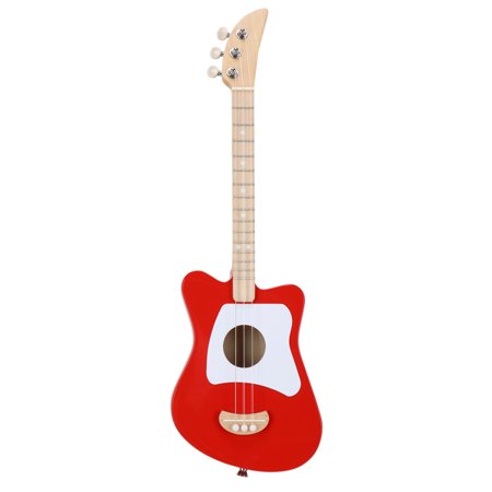 Fithood Mini 3 String Basswood Acoustic Guitar Red