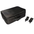 thumbnail image 1 of Fithood Professional High-capacity Multilayer Portable Travel Makeup Bag with Shoulder Strap Size L Black, 1 of 5